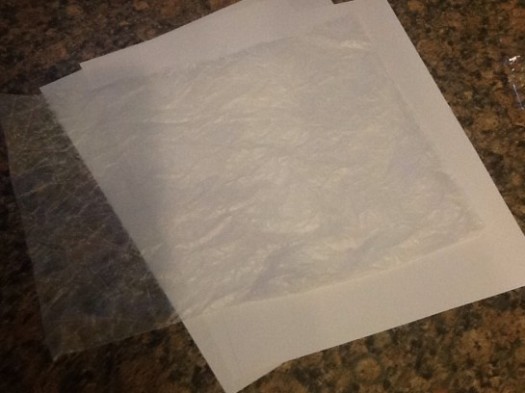 Smoothed Out Wax Paper